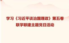 盟团委机关党支部开展“感党恩、听党话、跟党走——学习《习近平谈治国理政》第五卷”联学联建主题党日活动
